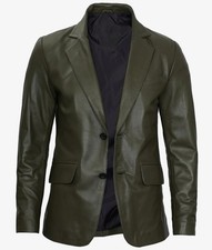 Blazer En Cuir Pour Homme 100%
