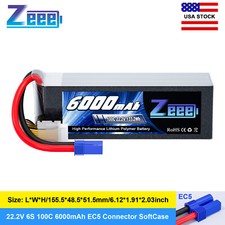 Zeee 22.2V 100C 6000mAh 6S