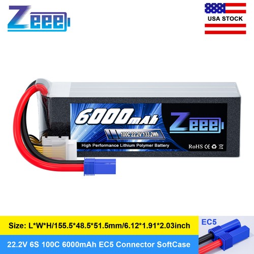 Zeee 100c 6000mah 6s - 22.2v,