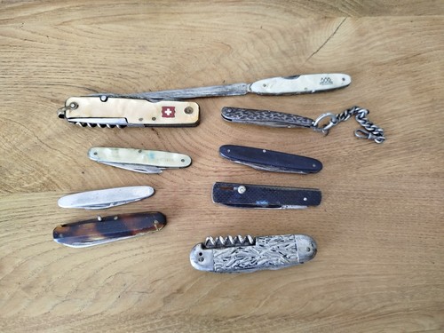 Lot anciens couteaux de - d'anciens,