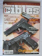 CIBLES N° 366 /S &W ANTAC/FUSILS Semi -auto/RUGER SUPER REDHAWK .454 CASULL/