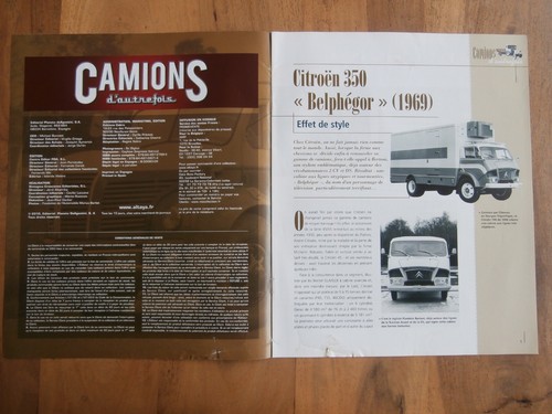 Camion citroën 350 - camion,