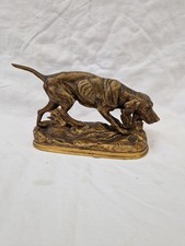 ANCIENNE Sculpture chien en bronze signée  Alphonse Alexandre  Arson 1822/1895