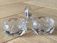 Ancien SALERON de table Salière en CRISTAL de baccarat Petit modèle