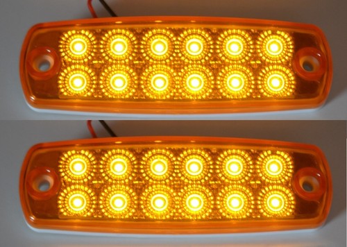 Led ambre urgence - 12/24, /