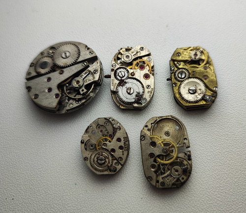 Watch lot movement - , parts