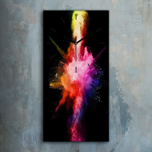 Horloge décorative sur toile