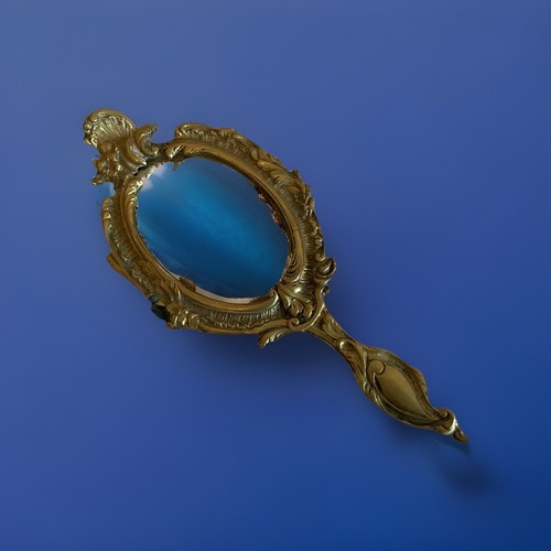 Miroir main ancien - miroir, À