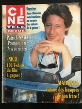 Ciné Télé Revue 1/09/1988; Patrick Sabatier/ Madonna/ Katia Tchenko et B. Menez