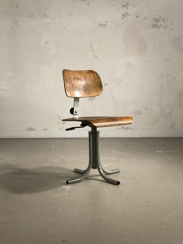 1950 chaise atelier industriel - chaise,