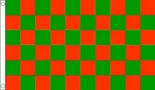DRAPEAU DAMIER ROUGE ET VERT