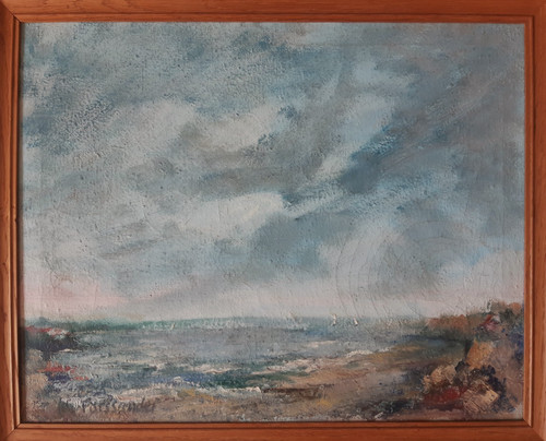 Tableau ancien huile toile - ancien,