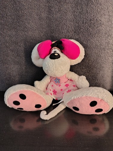 Peluche diddlina robe fleurs - peluche,