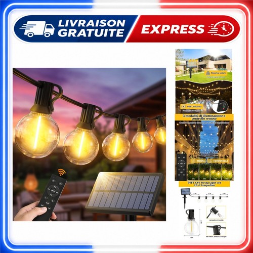 Guirlande lumineuse solaire