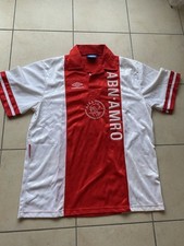 Maillot Football Ajax Amsterdam  Umbro Abn-amro 1993-1994 Foot L Authentique