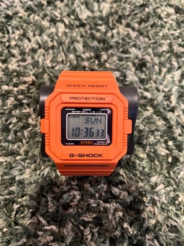 Casio shock 5500be orange - casio,