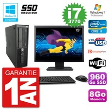 PC HP Z220 SFF Ecran 19" Core