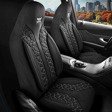 Housses De Siège Auto Compatibles Avec Renault Twingo En Noir 1099P001