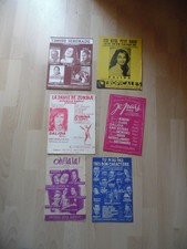 LOT PARTITIONS DALIDA 6 TITRES