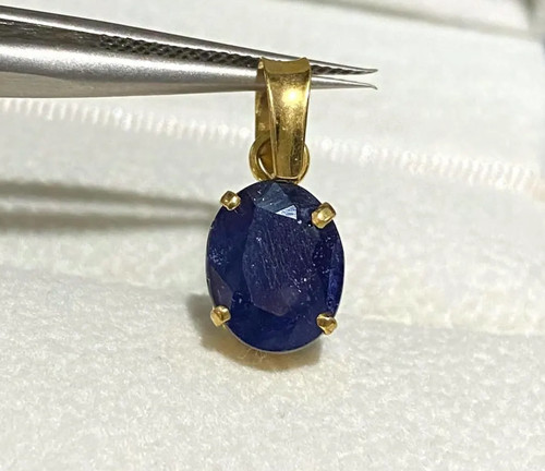 Véritable pendentif pierre - , de