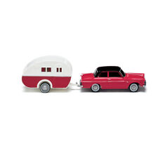 WIKING 020203 Échelle Ho Ford Taunus 12M Avec Caravane Couleur Blanc/Rouge