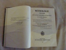 SOUQUET MÉTROLOGIE FRANÇAISE MANUEL SYSTÈME MÉTRIQUE TOULOUSE 1840