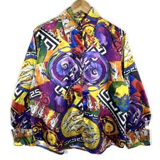 Chemise satinée graphique - chemise,