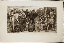 Eau-forte de Paul BOREL. Chapelle du collège d’Oullins