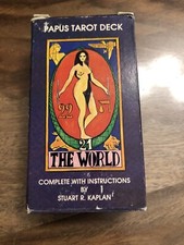 Jeu de carte  Papus Tarot Deck 1982