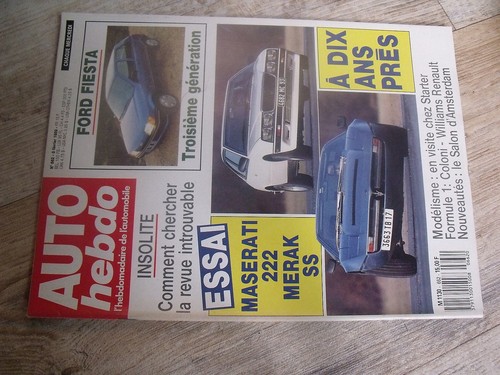 Revue auto hebdo - revue, n°662