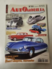 Revue Magazine Automobilia nº50 Citroën Ds/Peugeot 302/novaquatre