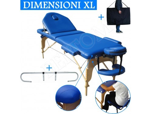 Table massage zones blue - de,