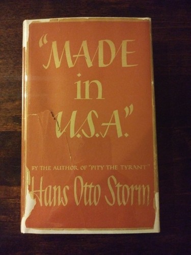 Hans otto storm signed - storm, **signed**