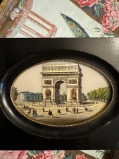 Fixé Sous Verre Encadré du