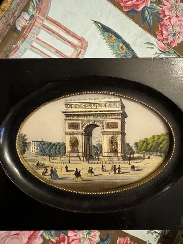 Fixé sous verre encadré - fixé,