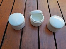 lot 3 anciens pots  a crème