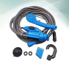  Douche de camping en plein air portable Ensemble de douche en plein air 12V