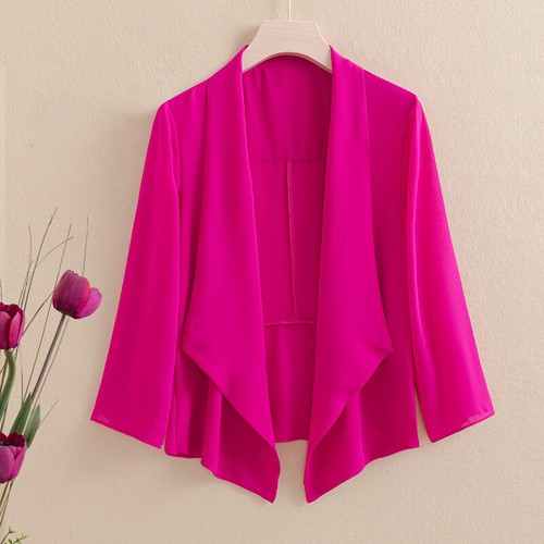 Veste boléro mousseline à - veste,