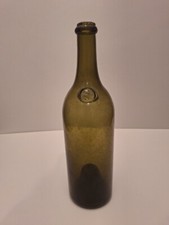 Ancienne bouteille absynthe, Liqueur Pernod Fils, Vintage Verre Soufflé
