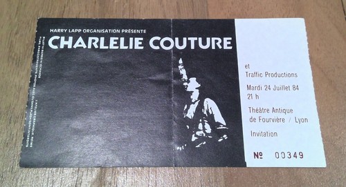 Ticket billet concert - ticket,