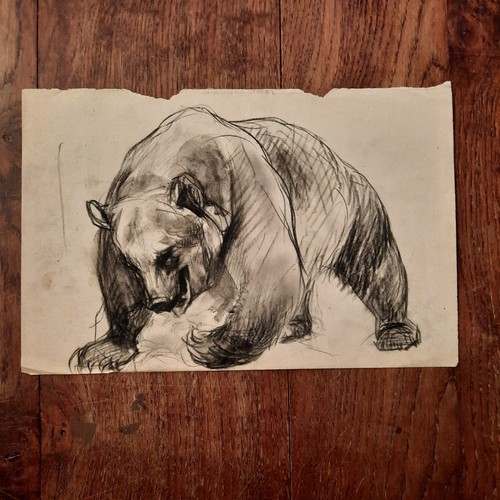 Dessin ancien animalier - animalier, fond