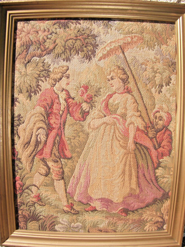 Cadre tapisserie canevas - tapisserie,