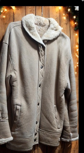 Veste homme beige doublée col