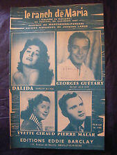 "Partition Le ranch de Maria