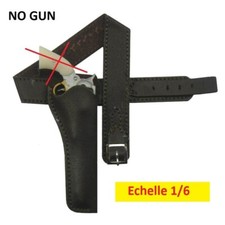 1/6 Battle Gear Toys 899 01 Holster Slim Jim Cuir Noir -Western Sideshow