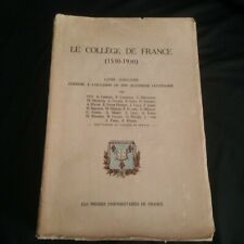 Le Collège de France Livre