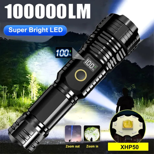 Lampe torche led 100000 - 100000, lumens