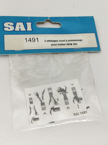 Sai 1491 deux attelages courts - attelages,