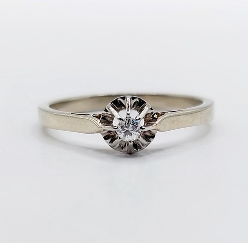 Bague solitaire art - , or