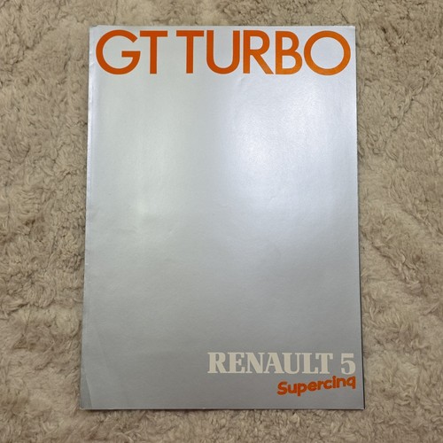 Catalogue renault supercinq - catalogue,